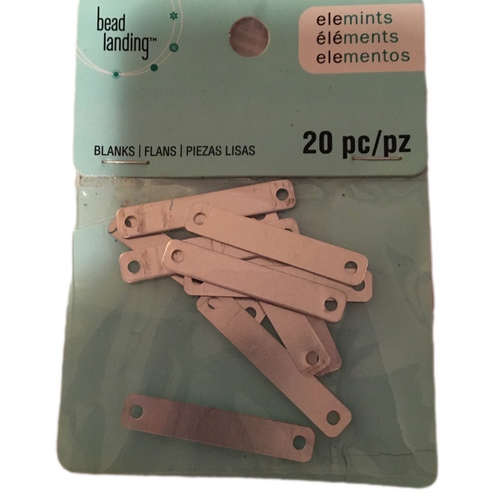 Bead Landing Metal Blanks 20 Pack